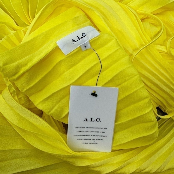 A.L.C. Claudia Dress Daffodil Size 8 NWT Wedding Cocktail Vacation Resortwear - Picture 6 of 11